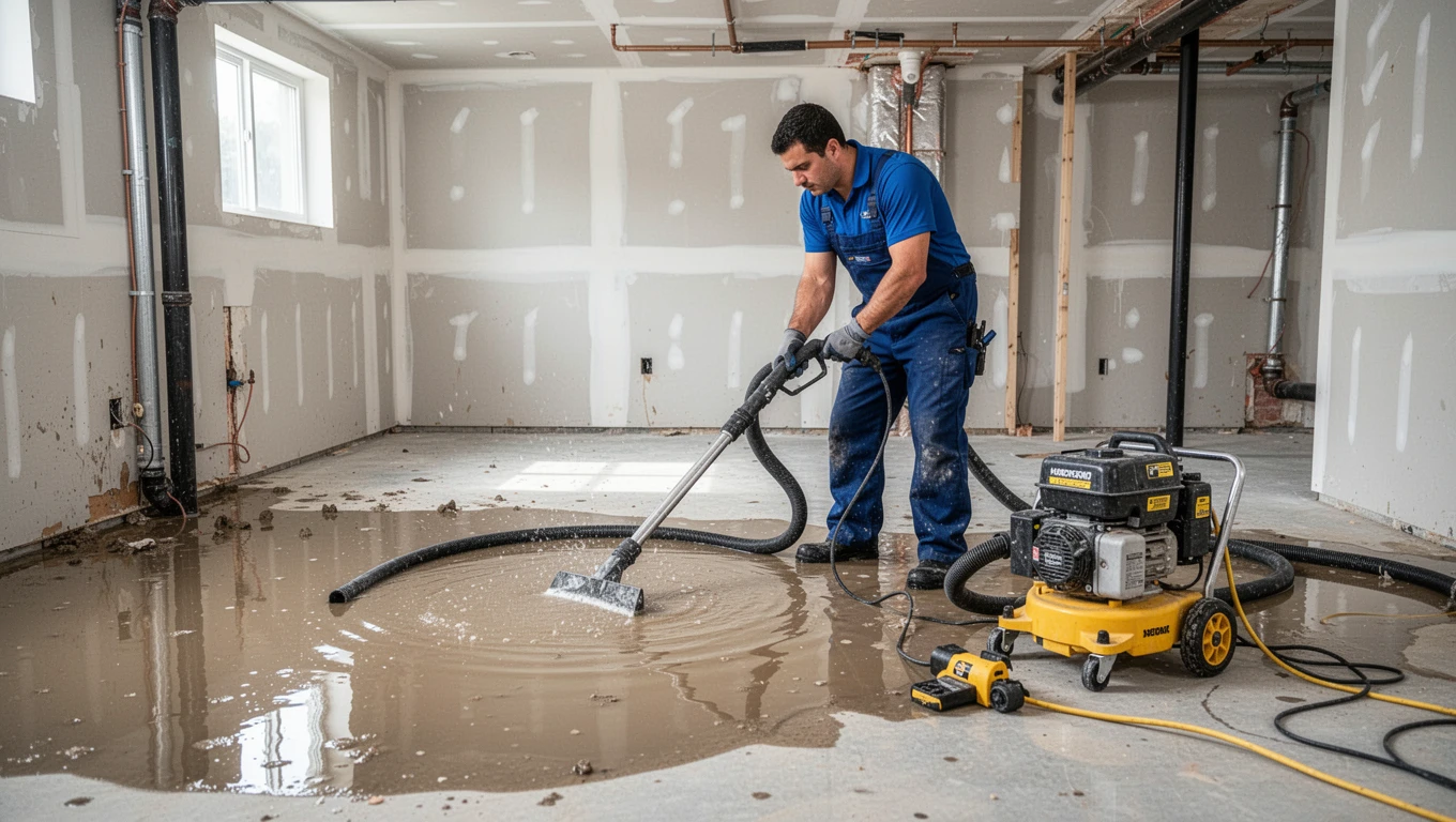 Flooded Basement Cleanup